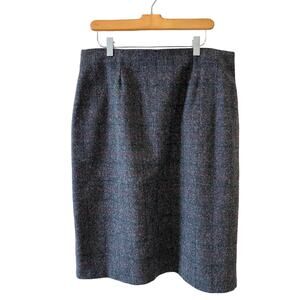 Vintage Woolrich Skirt Gray Wool 16